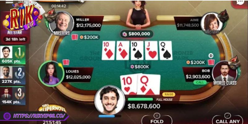 Poker Rikvip - Tựa Game Giải Trí Siêu Cuốn Hút Nhất 3 Game thủ cần nắm được cách chia bài