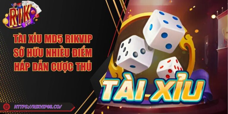 Tài Xỉu Md5 Rikvip Sở Hữu Nhiều Điểm Hấp Dẫn Cược Thủ 4 Tài Xỉu Md5 Rikvip Sở Hữu Nhiều Điểm Hấp Dẫn Cược Thủ