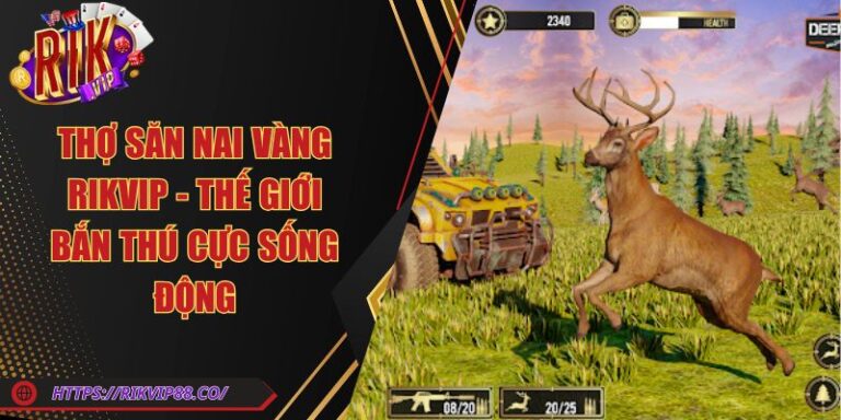 Thợ Săn Nai Vàng Rikvip - Thế Giới Bắn Thú Cực Sống Động 4 Thợ săn nai vàng Rikvip là một siêu phẩm game bắt thú đổi thưởng đang làm mưa làm gió tại sân chơi. Với đồ họa sinh động, âm thanh sống động, cơ chế phần thưởng hấp dẫn, trò chơi đưa người chơi vào hành trình chinh phục rừng sâu. Game tại Rikvip là cơ hội để người chơi trải nghiệm cảm giác săn tiền thật đầy hồi hộp. Khám phá ngay! Tổng quan về game thợ săn nai vàng Rikvip Thợ săn nai vàng Rikvip là một trong những tựa game giải trí đổi thưởng đang “làm mưa làm gió” trên các cổng game uy tín. Thu hút đông đảo chiến hữu game thủ nhờ lối chơi hấp dẫn, giao diện sinh động. Lấy cảm hứng từ hành trình săn bắn trong rừng sâu, game tái hiện lại khung cảnh thiên nhiên hoang dã cùng những đàn nai quý hiếm. Đây là biểu tượng của phần thưởng giá trị mà người chơi có thể “bắt” được nếu có chiến thuật khéo léo kèm một chút may mắn. Điểm nổi bật của Thợ săn nai vàng Rikvip nằm ở cách chơi đơn giản nhưng đầy kích thích. Người chơi chỉ cần căn góc chuẩn, lựa chọn loại vũ khí phù hợp và ngắm bắn vào mục tiêu là những con đang di chuyển. Mỗi con sẽ mang giá trị thưởng khác nhau, từ điểm số nhỏ đến các phần thưởng đổi thưởng hấp dẫn. Đặc biệt, game còn tích hợp hệ thống combo và kỹ năng hỗ trợ giúp tăng cơ hội chiến thắng cũng như gia tăng tính giải trí cho mỗi lượt bắn. Không chỉ vậy, web còn chú trọng đến trải nghiệm người chơi khi đầu tư mạnh vào đồ họa 3D sắc nét, âm thanh rừng núi sống động. Mang đến cảm giác như đang tham gia vào một chuyến đi bắt thực thụ. Đây chắc chắn là “món ăn tinh thần” thú vị mà bạn không nên bỏ lỡ trong kho tàng game. Vài nét về thợ săn nai vàng Rikvip Luật tham gia thợ săn nai vàng Rikvip cho người mới Dưới đây đã tổng hợp luật cơ bản mà người mới cần ghi nhớ khi tham gia tựa game hấp dẫn này: Luật chọn cấp độ bắt: Thợ săn nai vàng Rikvip chia thành nhiều cấp độ như dễ, trung bình, khó. Người chơi mới nên bắt đầu từ cấp dễ để làm quen với cách điều khiển súng, di chuyển tầm ngắm và tốc độ ra nai. Mỗi cấp sẽ có tỷ lệ xuất hiện nay khác nhau, càng lên cao, phần thưởng càng lớn nhưng đi kèm với thách thức cao hơn. Luật sử dụng đạn: Mỗi loại súng trong Thợ săn nai vàng Rikvip đều sử dụng số lượng đạn tương ứng với sức mạnh cùng tầm sát thương. Người chơi cần chọn loại đạn phù hợp với mục tiêu, con thường hay con vàng quý hiếm, nhằm tối ưu hóa hiệu quả bắt bắn, tiết kiệm tài nguyên. Xác định trúng thưởng: Chỉ khi bạn bắn trúng các con có ánh hào quang vàng (nai vàng), phần thưởng mới thực sự giá trị. Ngoài ra, việc tiêu diệt được con còn giúp mở khóa các vòng quay may mắn hoặc rương báu, mang lại thêm nhiều cơ hội bắt vật phẩm khủng. Luật comb, chuỗi điểm thưởng: Thợ săn nai vàng Rikvip có cơ chế cộng dồn điểm khi người chơi tiêu diệt nhiều mục tiêu liên tiếp trong thời gian ngắn. Nếu đạt combo nhất định, người chơi sẽ được thưởng thêm vàng, đạn miễn phí hoặc nâng cấp súng trong thời gian giới hạn. Chia sẻ luật chơi game chi tiết Bật mí thủ thuật chơi thợ săn nai vàng Rikvip chắc thắng Điểm qua thủ thuật chơi cực kỳ hiệu quả mà dân chuyên bắt thưởng lâu năm thường áp dụng để tối đa hóa cơ hội thắng cuộc: Chọn thời điểm vàng để săn nai Thời điểm vào thợ săn nai vàng Rikvip là yếu tố quan trọng không kém. Theo kinh nghiệm từ các cao thủ, khung giờ có ít người chơi thường giúp bạn dễ “chốt hạ” con hơn. Khi không bị nhiều người cạnh tranh, tỷ lệ săn được phần thưởng giá trị cũng sẽ cao hơn, đặc biệt vào các giờ khuya hoặc sáng sớm. Canh đúng lúc để săn bắt nai Nhắm mục tiêu vào nai vàng thay vì bắn đại trà Nhiều người mới thường có thói quen bắn bừa để mong trúng thưởng, nhưng điều này chỉ khiến bạn nhanh mất điểm mà không hiệu quả. Hãy quan sát kỹ và chỉ nhắm vào những chú nai có màu vàng hoặc được hệ thống đánh dấu là “nhiệm vụ đặc biệt”, vì đây là các mục tiêu có phần thưởng hấp dẫn hơn nhiều. Dùng đúng loại vũ khí trong thợ săn nai vàng Rikvip Trong nền tảng, mỗi loại súng có sức công phá và hiệu quả khác nhau. Nếu muốn bắn trúng nai vàng nhanh chóng, bạn cần chọn loại súng mạnh, tăng tốc độ bắn và sát thương cao. Đừng ngại đầu tư điểm để nâng cấp vũ khí, vì đây là yếu tố then chốt giúp bạn thắng lớn. Kết luận Thợ săn nai vàng Rikvip là hành trình chinh phục phần thưởng cực lớn dành cho những tay săn dày dạn kinh nghiệm. Rikvip chắc chắn là sân chơi không thể bỏ lỡ cho bất kỳ bạn cược nào đam mê săn thưởng trực tuyến.